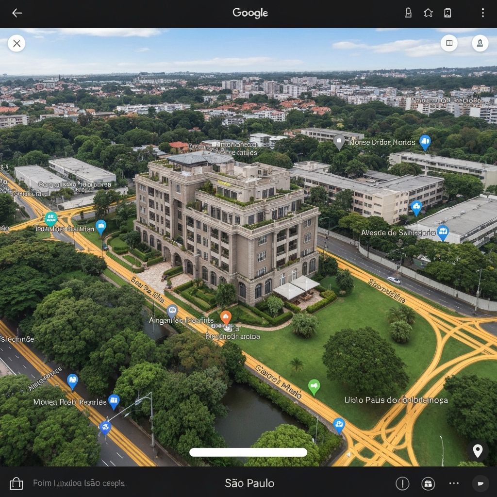 Mapa da localização